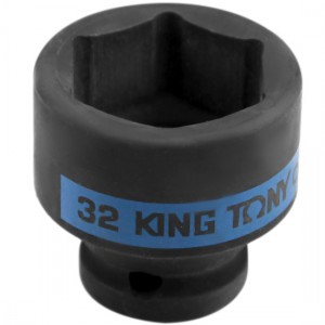 Soquete de impacto Curto sextavado 32mm - KING TONY